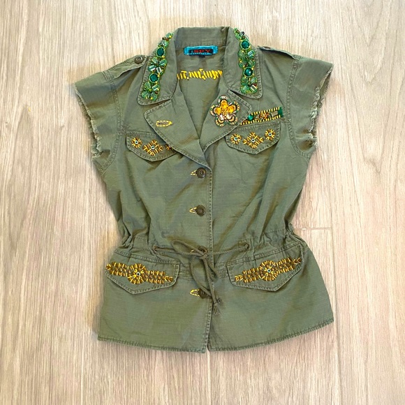 Spy Exchange Embellished Utility Jacket - Picture 10 of 10